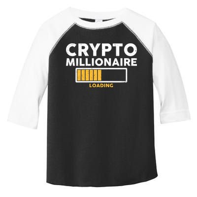 Crypto Millionaire Loading Toddler Fine Jersey T-Shirt