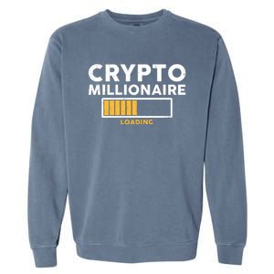 Crypto Millionaire Loading Garment-Dyed Sweatshirt