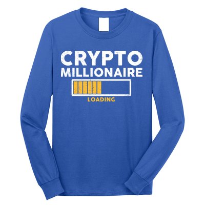 Crypto Millionaire Loading Long Sleeve Shirt