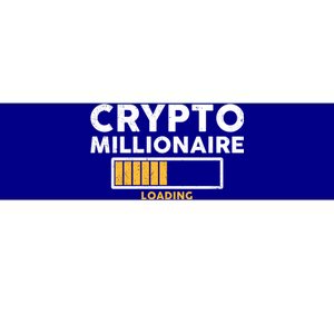 Crypto Millionaire Loading Bumper Sticker