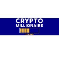 Crypto Millionaire Loading Bumper Sticker