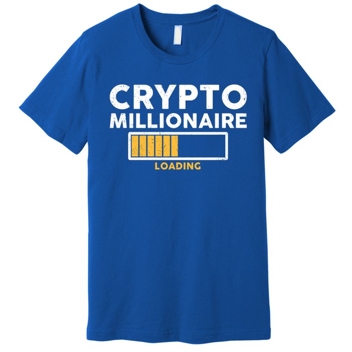 Crypto Millionaire Loading Premium T-Shirt