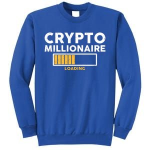 Crypto Millionaire Loading Tall Sweatshirt