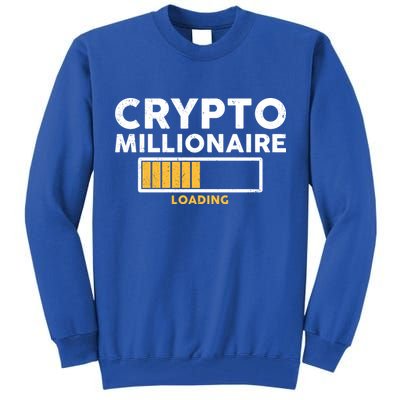 Crypto Millionaire Loading Tall Sweatshirt