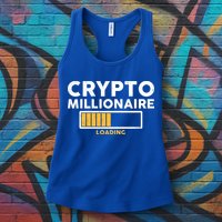 Crypto Millionaire Loading Womens Tank Top