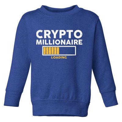 Crypto Millionaire Loading Toddler Sweatshirt