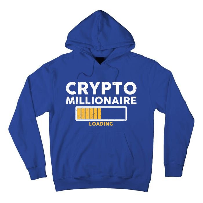 Crypto Millionaire Loading Tall Hoodie