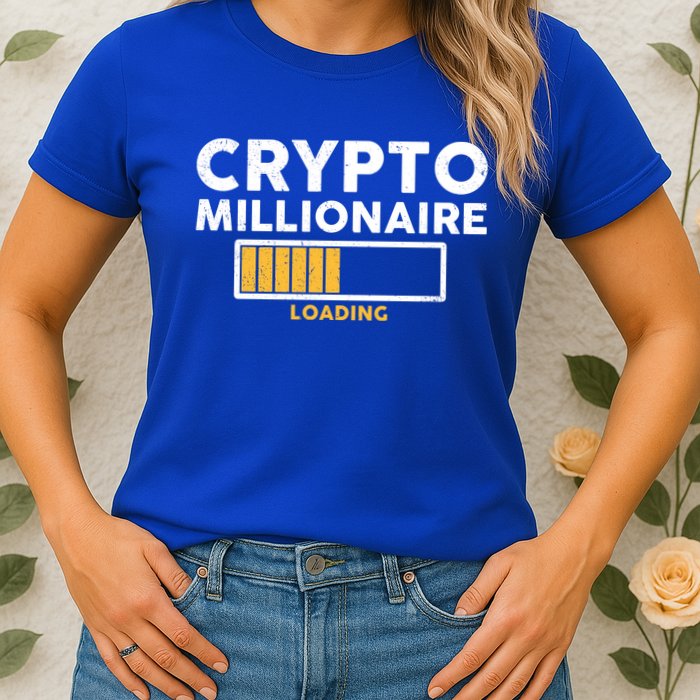 Crypto Millionaire Loading Womens T-Shirt