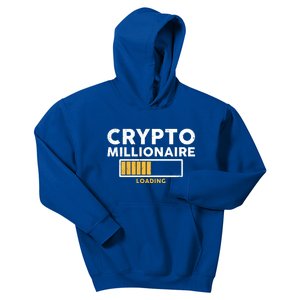 Crypto Millionaire Loading Kids Hoodie