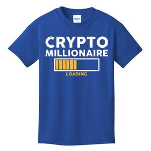 Crypto Millionaire Loading Kids T-Shirt