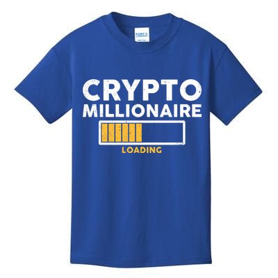 Crypto Millionaire Loading Kids T-Shirt