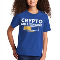 Crypto Millionaire Loading Kids T-Shirt