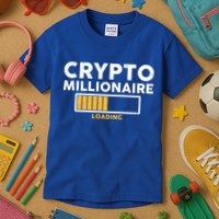 Crypto Millionaire Loading Kids T-Shirt