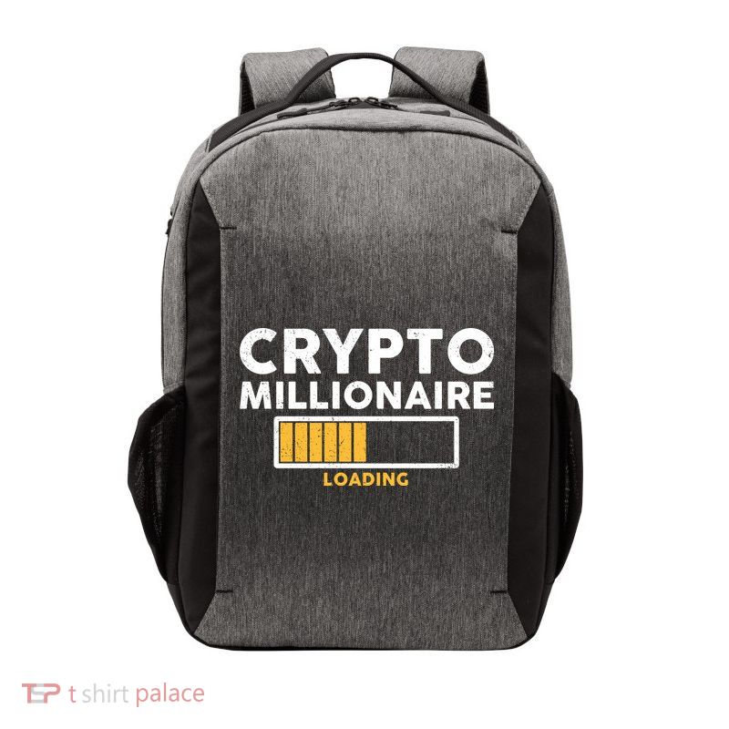 Crypto Millionaire Loading Vector Backpack