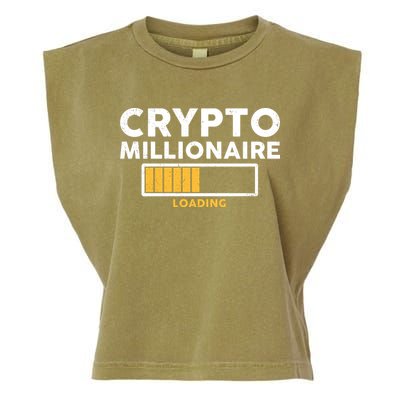 Crypto Millionaire Loading Garment-Dyed Women's Muscle Tee