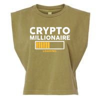 Crypto Millionaire Loading Garment-Dyed Women's Muscle Tee