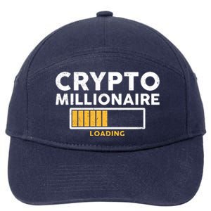 Crypto Millionaire Loading 7-Panel Snapback Hat