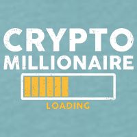 Crypto Millionaire Loading Sueded Cloud Jersey T-Shirt