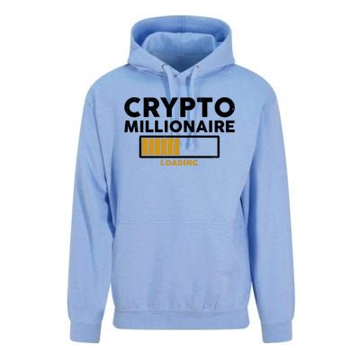 Crypto Millionaire Loading Unisex Surf Hoodie