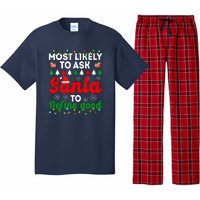 Christmas Most Likely To Ask Santa To Define Good Family Matching Gift Pajama Set