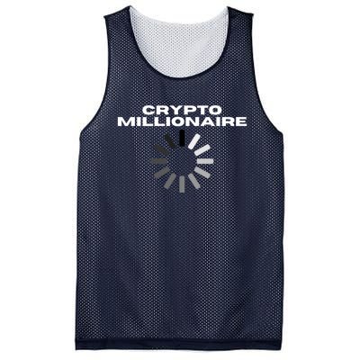 Crypto Millionaire Loading Mesh Reversible Basketball Jersey Tank