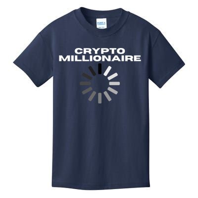 Crypto Millionaire Loading Kids T-Shirt