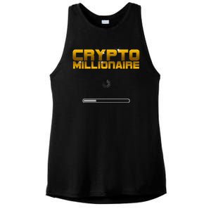 Crypto Millionaire Loading Ladies PosiCharge Tri-Blend Wicking Tank