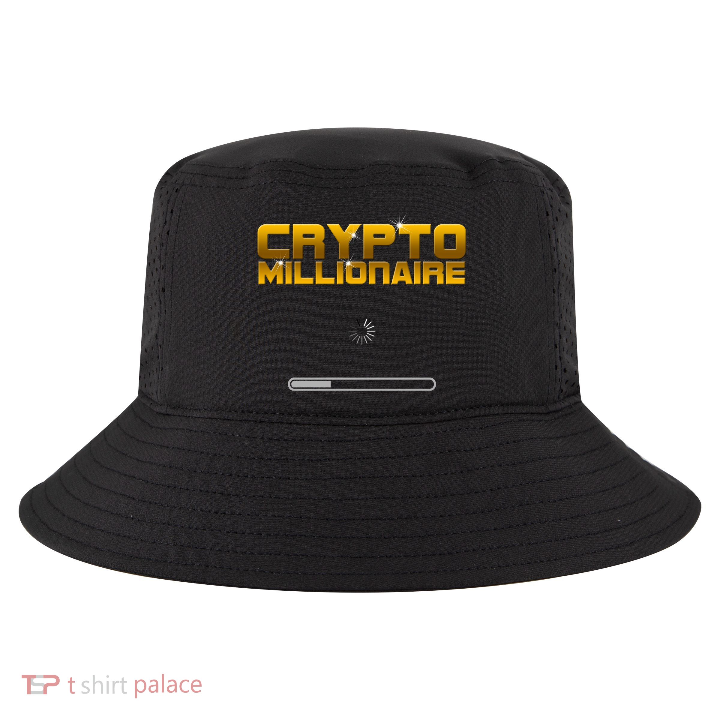 Crypto Millionaire Loading Cool Comfort Performance Bucket Hat