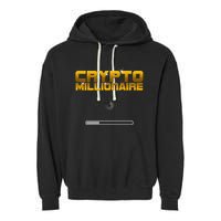 Crypto Millionaire Loading Garment-Dyed Fleece Hoodie