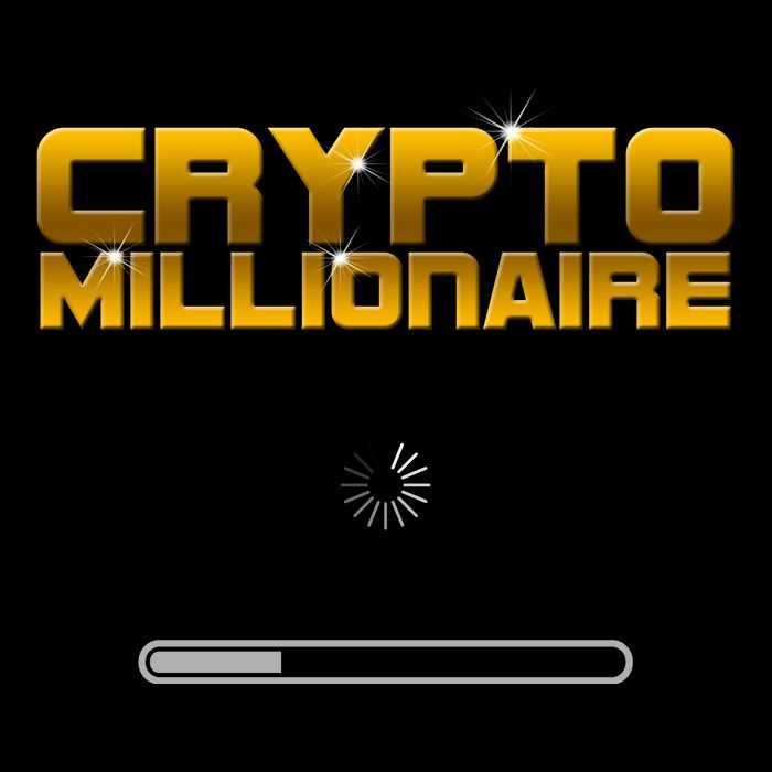 Crypto Millionaire Loading 7-Panel Snapback Hat