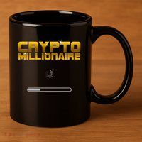 Crypto Millionaire Loading 11oz C Handle Ceramic Mug