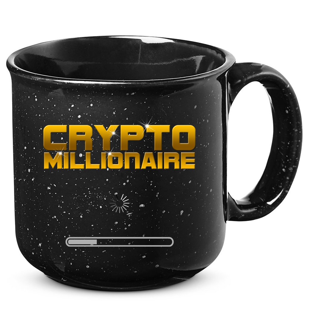 Crypto Millionaire Loading 15oz Campfire Ceramic Mug