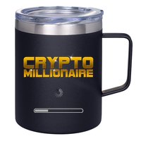 Crypto Millionaire Loading 12oz Stainless Steel Coffee Mug