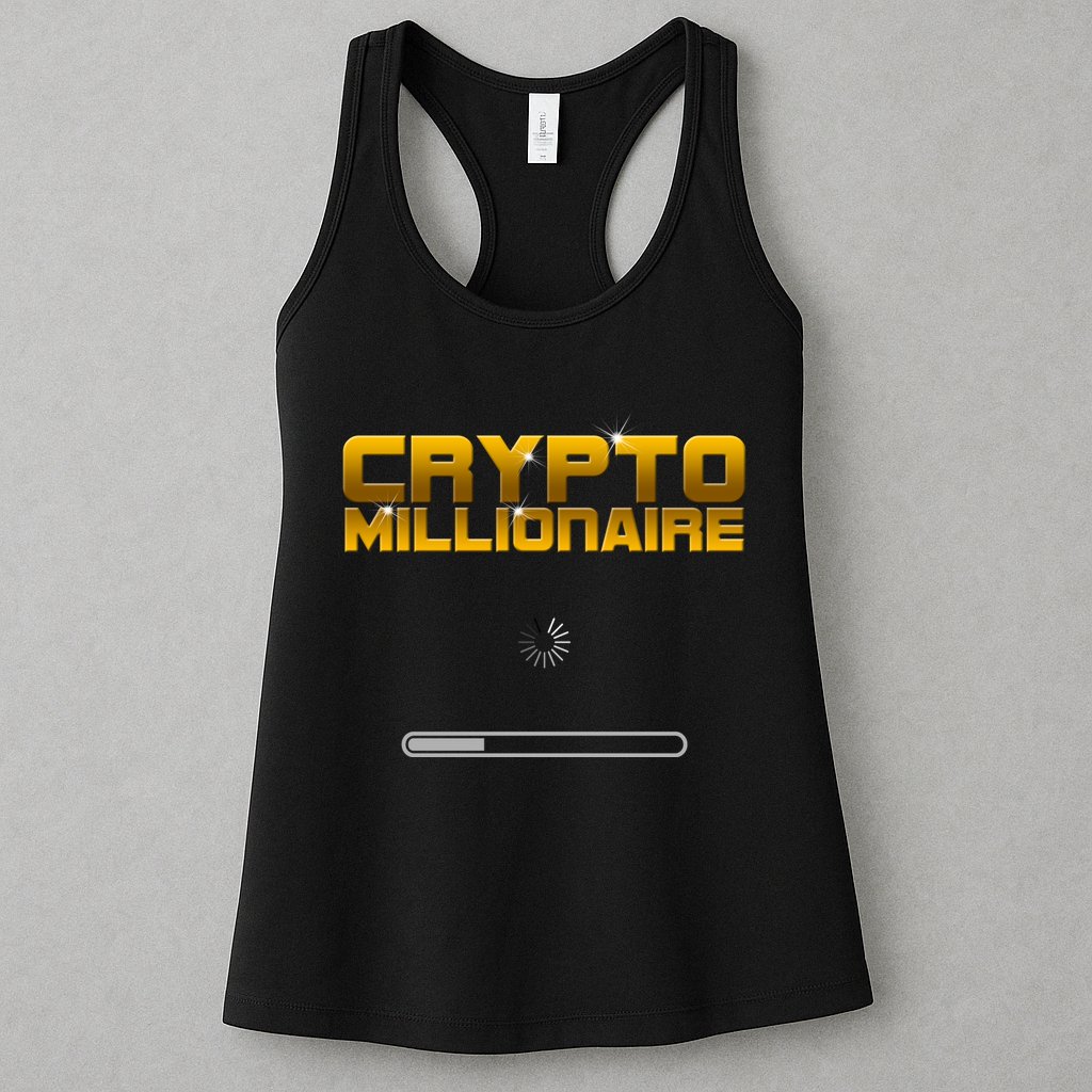 Crypto Millionaire Loading Womens Tank Top