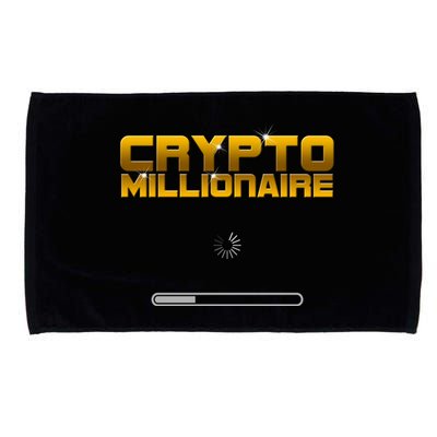 Crypto Millionaire Loading Microfiber Hand Towel