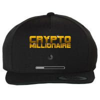 Crypto Millionaire Loading Wool Snapback Cap