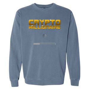 Crypto Millionaire Loading Garment-Dyed Sweatshirt