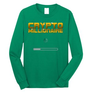 Crypto Millionaire Loading Long Sleeve Shirt