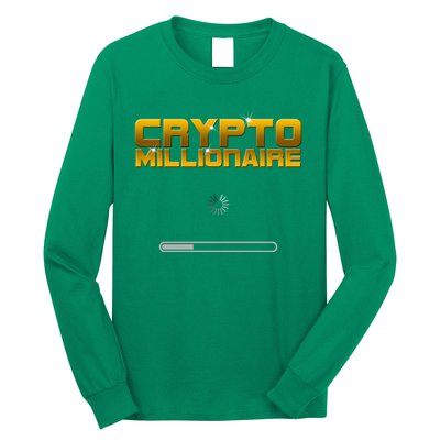 Crypto Millionaire Loading Long Sleeve Shirt