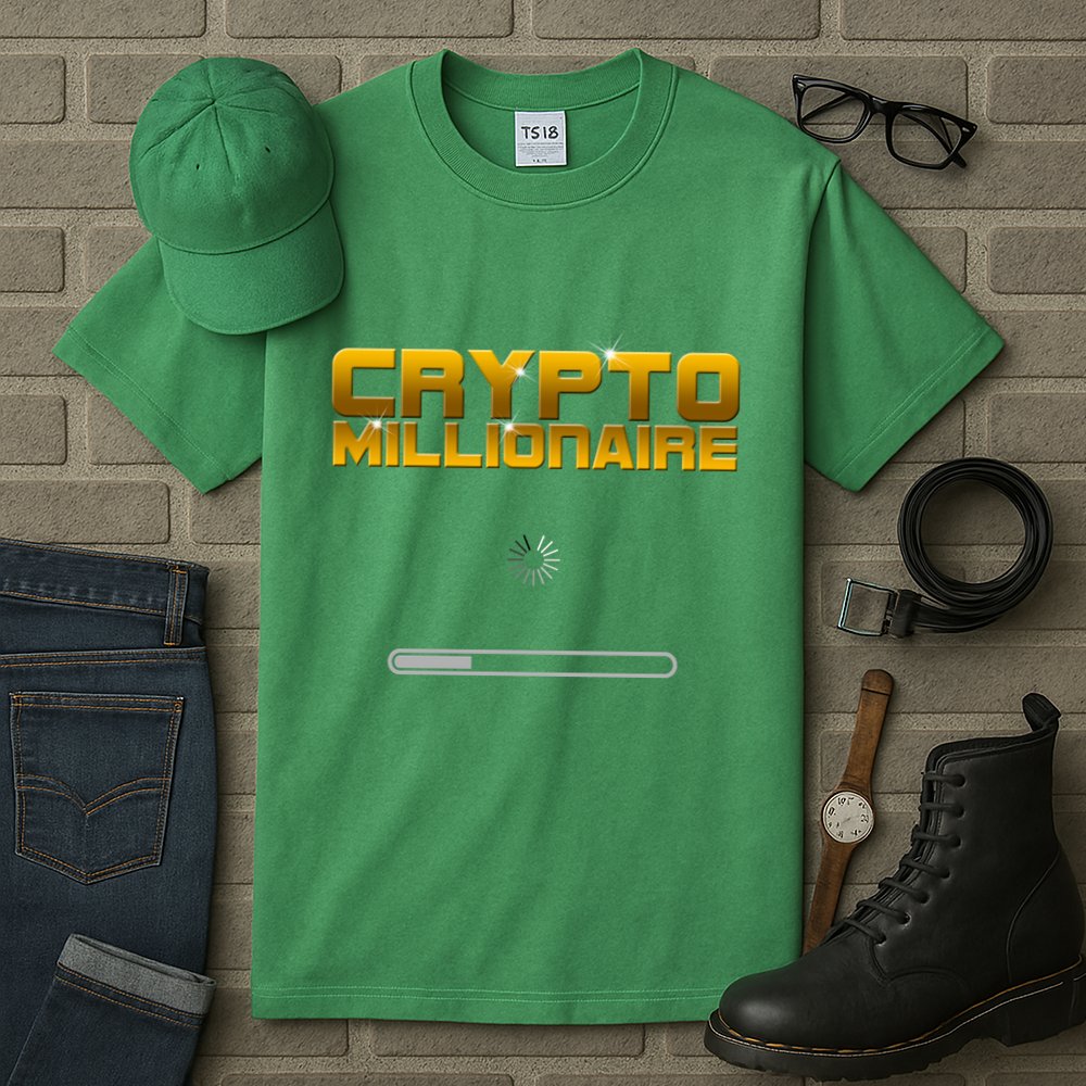 Crypto Millionaire Loading Tall T-Shirt