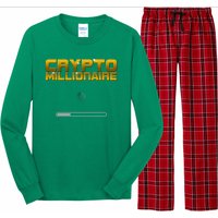 Crypto Millionaire Loading Long Sleeve Pajama Set