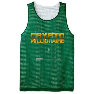 Crypto Millionaire Loading Mesh Reversible Basketball Jersey Tank