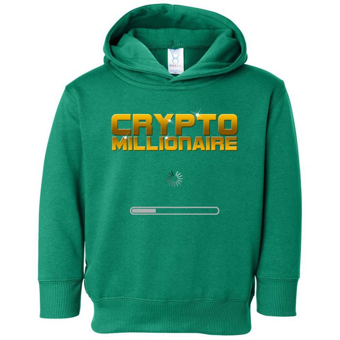 Crypto Millionaire Loading Toddler Hoodie