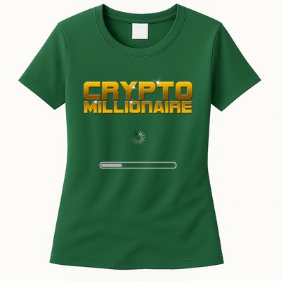 Crypto Millionaire Loading Womens T-Shirt