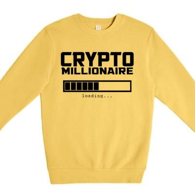 Cyrpto Millionaire Loading Premium Crewneck Sweatshirt