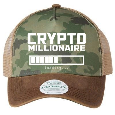 Cyrpto Millionaire Loading Legacy Tie Dye Trucker Hat