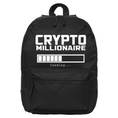 Cyrpto Millionaire Loading 16 in Basic Backpack