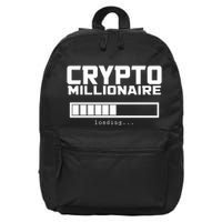 Cyrpto Millionaire Loading 16 in Basic Backpack