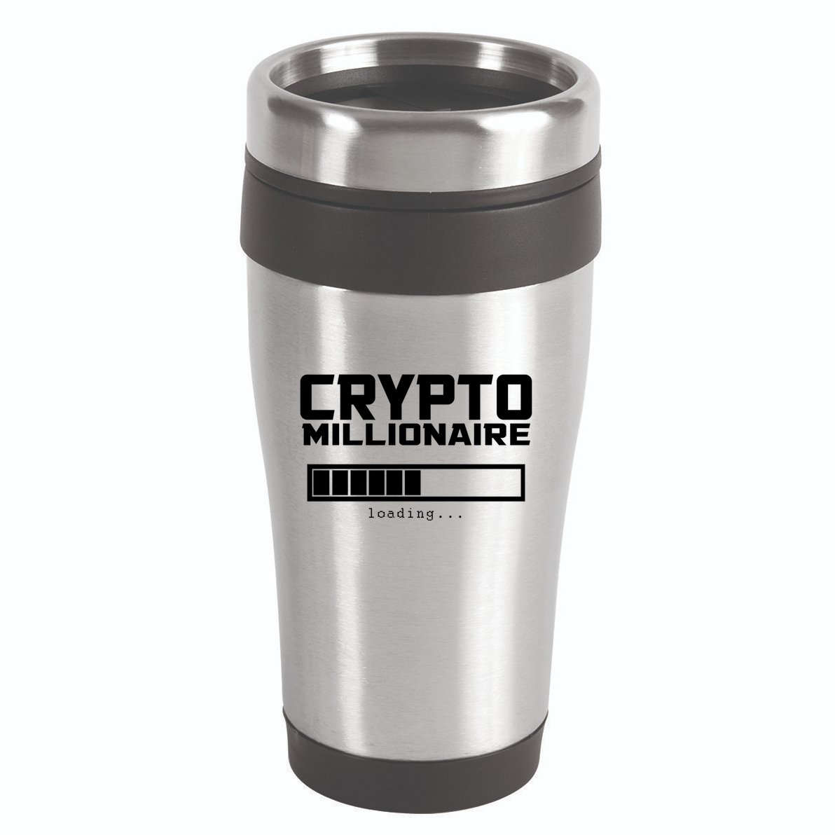 Cyrpto Millionaire Loading 16oz Travel Tumbler