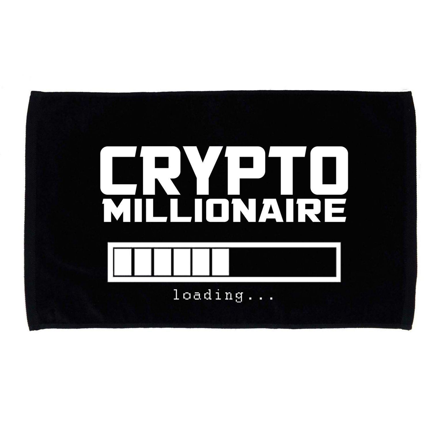 Cyrpto Millionaire Loading Microfiber Hand Towel